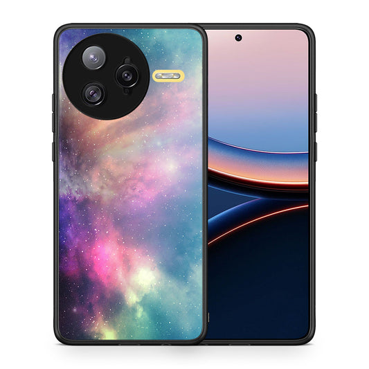 Θήκη Xiaomi Poco F7 Ultra Rainbow Galaxy από τη Smartfits με σχέδιο στο πίσω μέρος και μαύρο περίβλημα | Xiaomi Poco F7 Ultra Rainbow Galaxy case with colorful back and black bezels