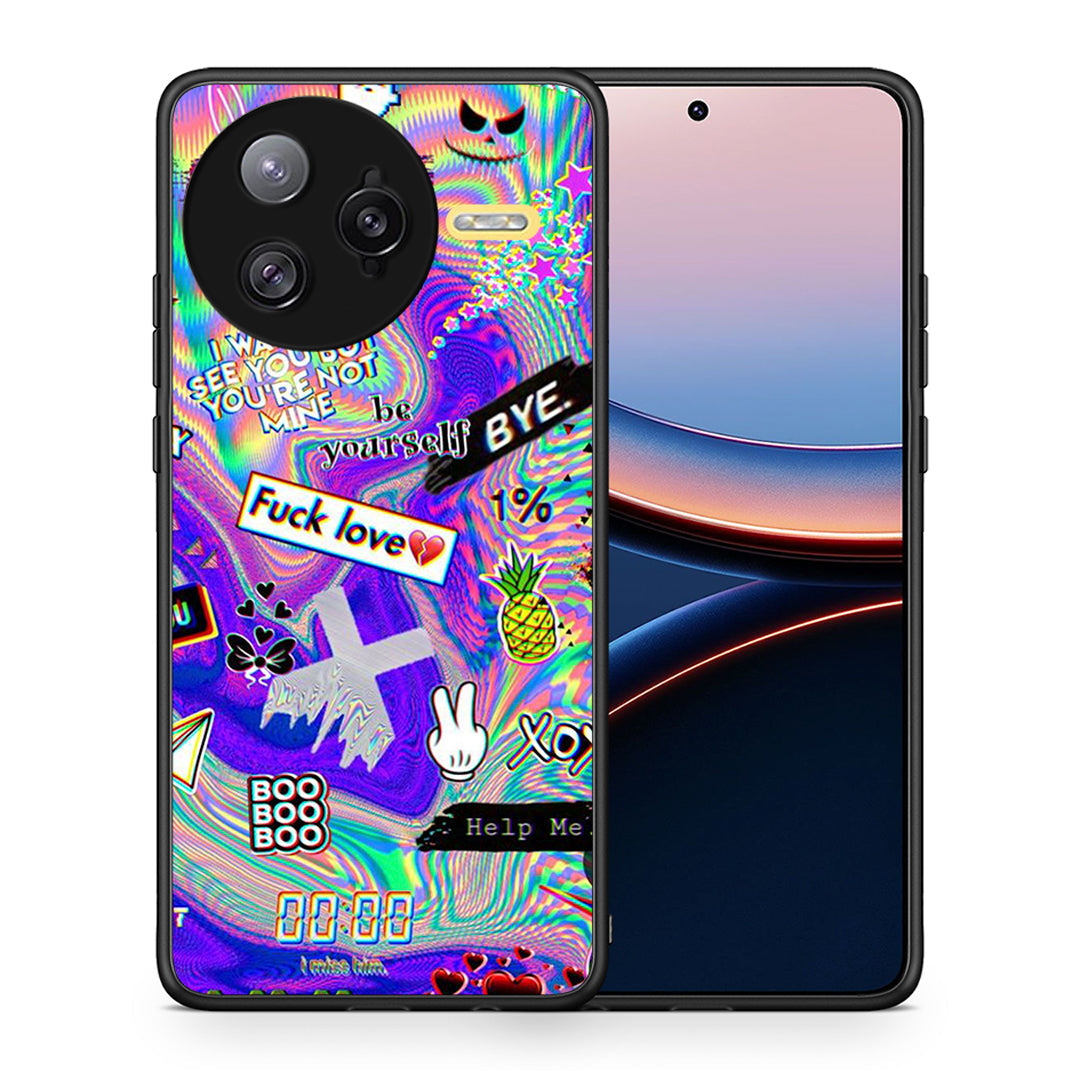 Θήκη Xiaomi Poco F7 Ultra Game Over από τη Smartfits με σχέδιο στο πίσω μέρος και μαύρο περίβλημα | Xiaomi Poco F7 Ultra Game Over case with colorful back and black bezels