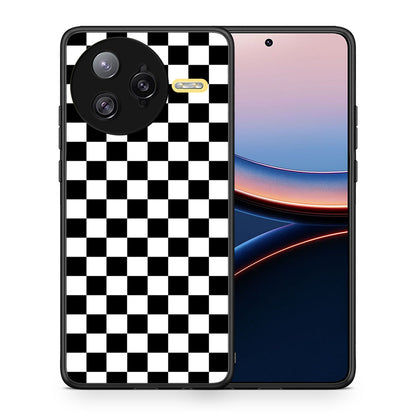 Θήκη Xiaomi Poco F7 Ultra Squares Geometric από τη Smartfits με σχέδιο στο πίσω μέρος και μαύρο περίβλημα | Xiaomi Poco F7 Ultra Squares Geometric case with colorful back and black bezels