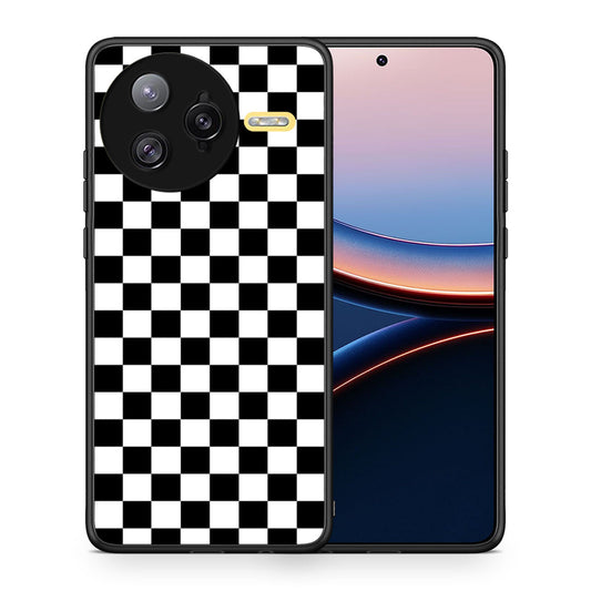 Θήκη Xiaomi Poco F7 Ultra Squares Geometric από τη Smartfits με σχέδιο στο πίσω μέρος και μαύρο περίβλημα | Xiaomi Poco F7 Ultra Squares Geometric case with colorful back and black bezels