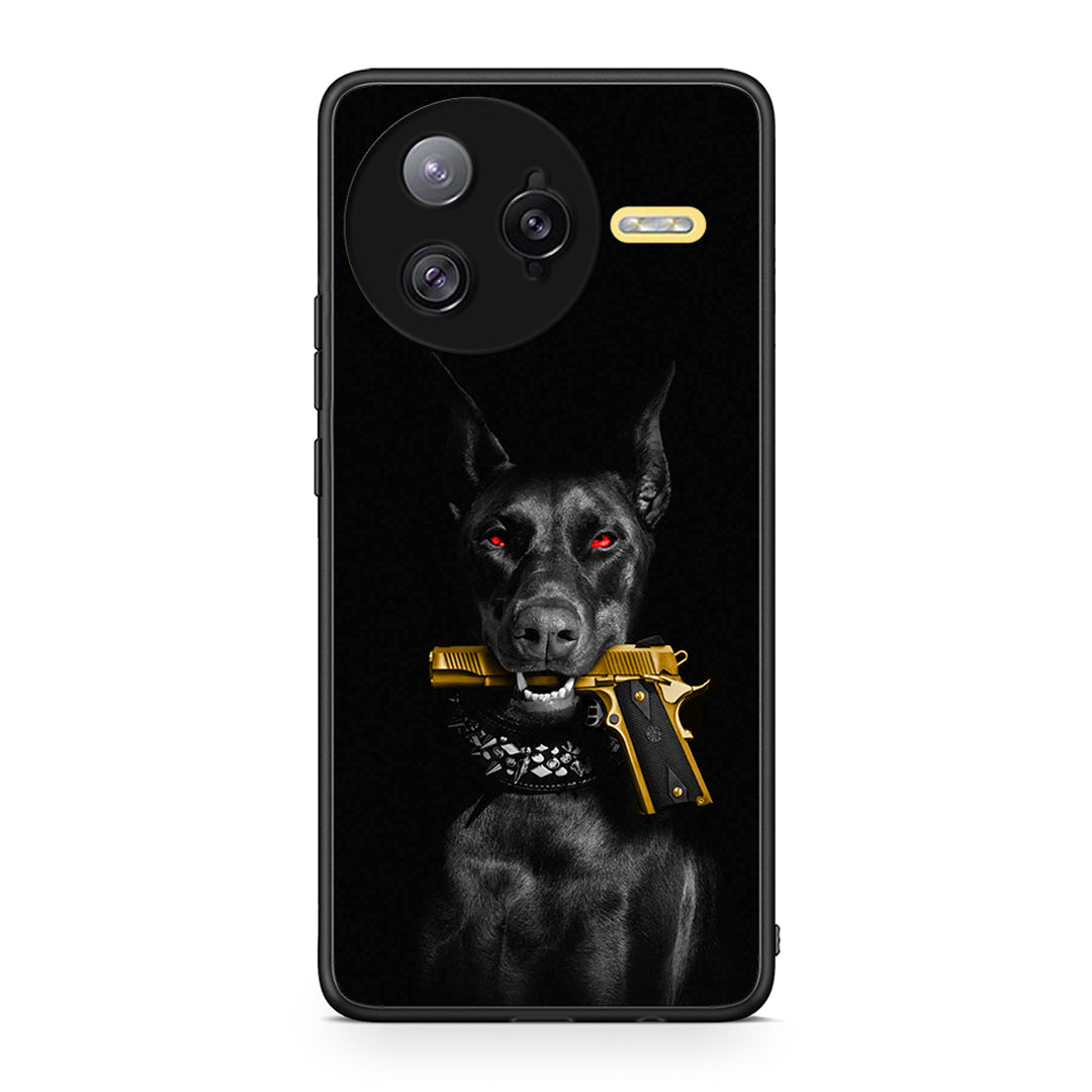 Xiaomi Poco F7 Ultra Golden Gun Θήκη Αγίου Βαλεντίνου από τη Smartfits με σχέδιο στο πίσω μέρος και μαύρο περίβλημα | Smartphone case with colorful back and black bezels by Smartfits