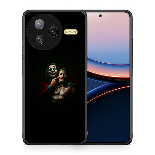 Θήκη Xiaomi Poco F7 Ultra Clown Hero από τη Smartfits με σχέδιο στο πίσω μέρος και μαύρο περίβλημα | Xiaomi Poco F7 Ultra Clown Hero case with colorful back and black bezels