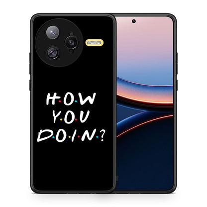 Θήκη Xiaomi Poco F7 Ultra How You Doin από τη Smartfits με σχέδιο στο πίσω μέρος και μαύρο περίβλημα | Xiaomi Poco F7 Ultra How You Doin case with colorful back and black bezels