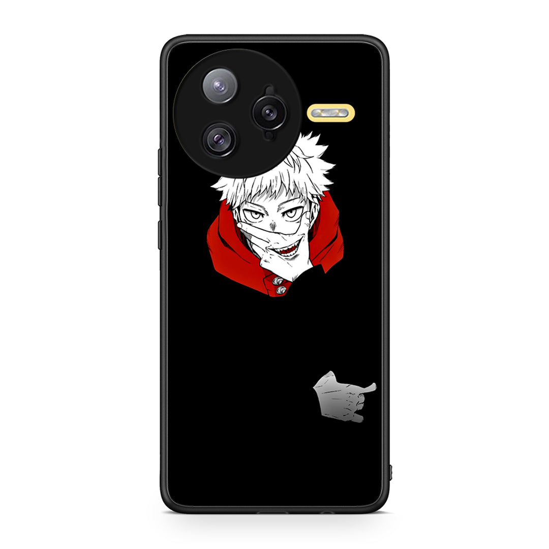 Xiaomi Poco F7 Ultra Itadori Anime θήκη από τη Smartfits με σχέδιο στο πίσω μέρος και μαύρο περίβλημα | Smartphone case with colorful back and black bezels by Smartfits