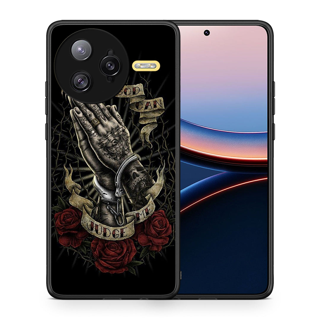 Θήκη Xiaomi Poco F7 Ultra Judge By God από τη Smartfits με σχέδιο στο πίσω μέρος και μαύρο περίβλημα | Xiaomi Poco F7 Ultra Judge By God case with colorful back and black bezels