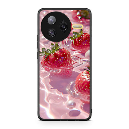 Xiaomi Poco F7 Ultra Juicy Strawberries θήκη από τη Smartfits με σχέδιο στο πίσω μέρος και μαύρο περίβλημα | Smartphone case with colorful back and black bezels by Smartfits