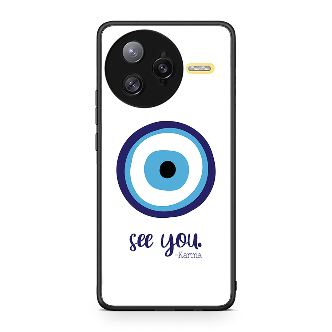 Xiaomi Poco F7 Ultra Karma Says θήκη από τη Smartfits με σχέδιο στο πίσω μέρος και μαύρο περίβλημα | Smartphone case with colorful back and black bezels by Smartfits
