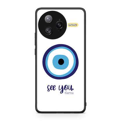 Xiaomi Poco F7 Ultra Karma Says θήκη από τη Smartfits με σχέδιο στο πίσω μέρος και μαύρο περίβλημα | Smartphone case with colorful back and black bezels by Smartfits