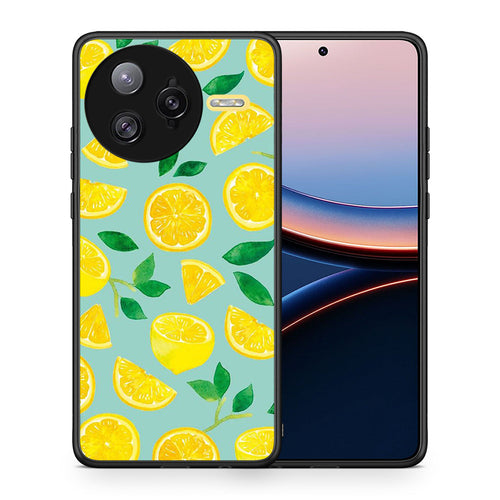 Θήκη Xiaomi Poco F7 Ultra Lemons από τη Smartfits με σχέδιο στο πίσω μέρος και μαύρο περίβλημα | Xiaomi Poco F7 Ultra Lemons case with colorful back and black bezels