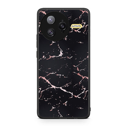 4 - Xiaomi Poco F7 Ultra Black Rosegold Marble case, cover, bumper