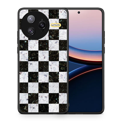 Θήκη Xiaomi Poco F7 Ultra Square Geometric Marble από τη Smartfits με σχέδιο στο πίσω μέρος και μαύρο περίβλημα | Xiaomi Poco F7 Ultra Square Geometric Marble case with colorful back and black bezels