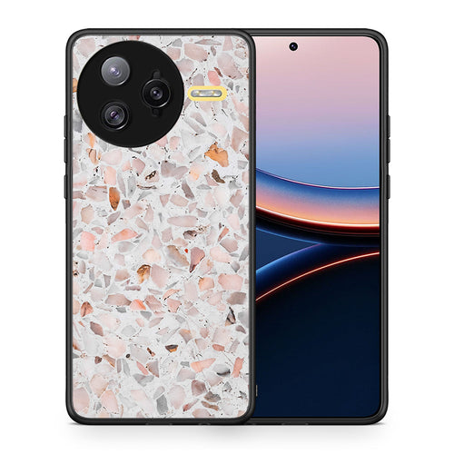 Θήκη Xiaomi Poco F7 Ultra Marble Terrazzo από τη Smartfits με σχέδιο στο πίσω μέρος και μαύρο περίβλημα | Xiaomi Poco F7 Ultra Marble Terrazzo case with colorful back and black bezels