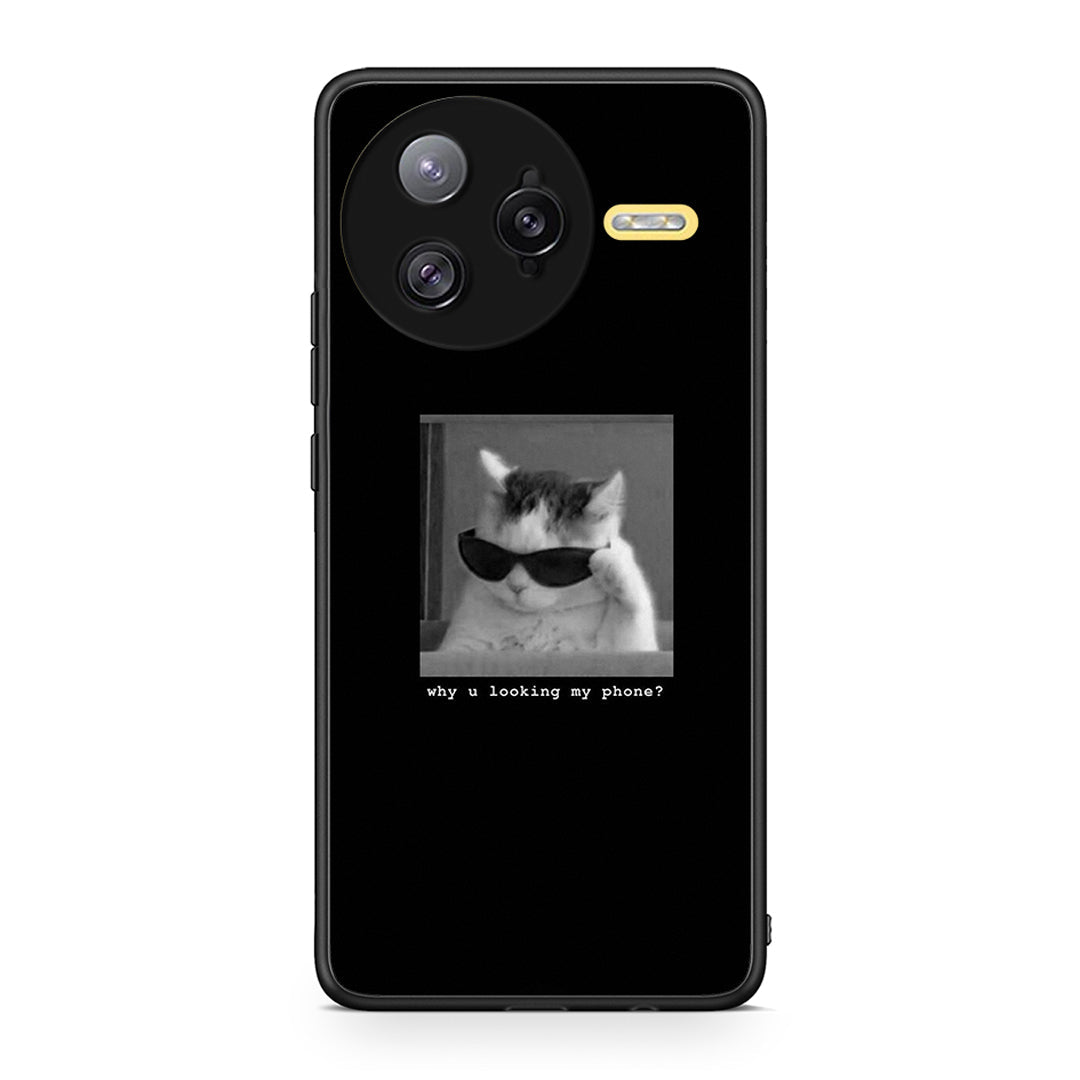 Xiaomi Poco F7 Ultra Meme Cat θήκη από τη Smartfits με σχέδιο στο πίσω μέρος και μαύρο περίβλημα | Smartphone case with colorful back and black bezels by Smartfits