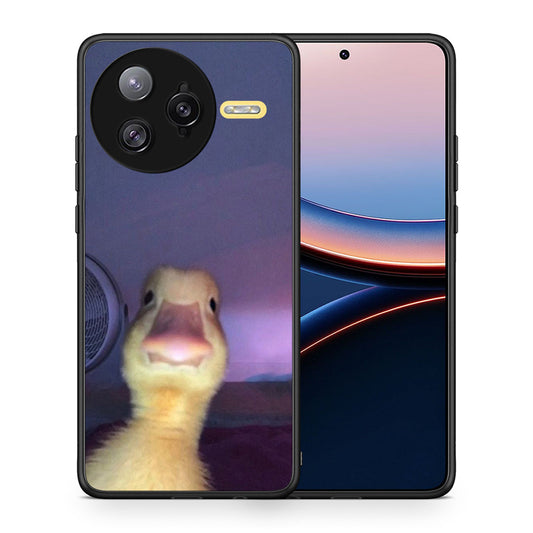 Θήκη Xiaomi Poco F7 Ultra Meme Duck από τη Smartfits με σχέδιο στο πίσω μέρος και μαύρο περίβλημα | Xiaomi Poco F7 Ultra Meme Duck case with colorful back and black bezels