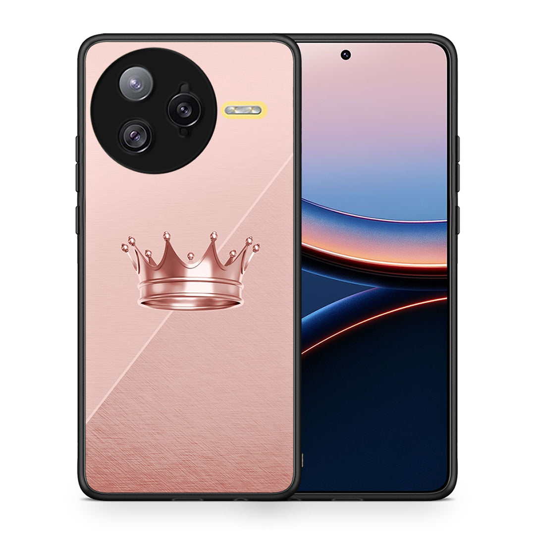 Θήκη Xiaomi Poco F7 Ultra Crown Minimal από τη Smartfits με σχέδιο στο πίσω μέρος και μαύρο περίβλημα | Xiaomi Poco F7 Ultra Crown Minimal case with colorful back and black bezels