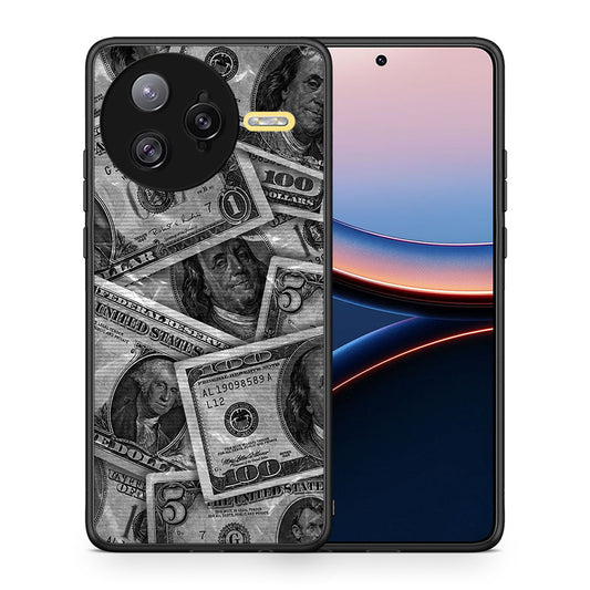 Θήκη Xiaomi Poco F7 Ultra Money Dollars από τη Smartfits με σχέδιο στο πίσω μέρος και μαύρο περίβλημα | Xiaomi Poco F7 Ultra Money Dollars case with colorful back and black bezels