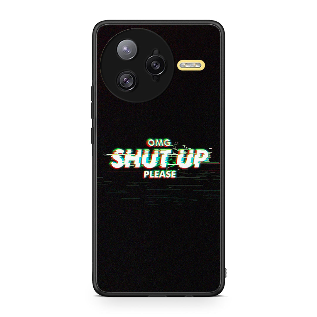 Xiaomi Poco F7 Ultra OMG ShutUp θήκη από τη Smartfits με σχέδιο στο πίσω μέρος και μαύρο περίβλημα | Smartphone case with colorful back and black bezels by Smartfits