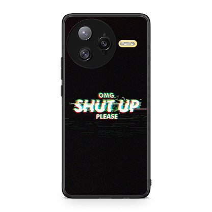 Xiaomi Poco F7 Ultra OMG ShutUp θήκη από τη Smartfits με σχέδιο στο πίσω μέρος και μαύρο περίβλημα | Smartphone case with colorful back and black bezels by Smartfits