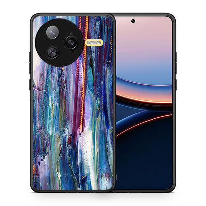 Θήκη Xiaomi Poco F7 Ultra Winter Paint από τη Smartfits με σχέδιο στο πίσω μέρος και μαύρο περίβλημα | Xiaomi Poco F7 Ultra Winter Paint case with colorful back and black bezels
