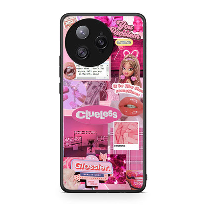 Xiaomi Poco F7 Ultra Pink Love Θήκη Αγίου Βαλεντίνου από τη Smartfits με σχέδιο στο πίσω μέρος και μαύρο περίβλημα | Smartphone case with colorful back and black bezels by Smartfits