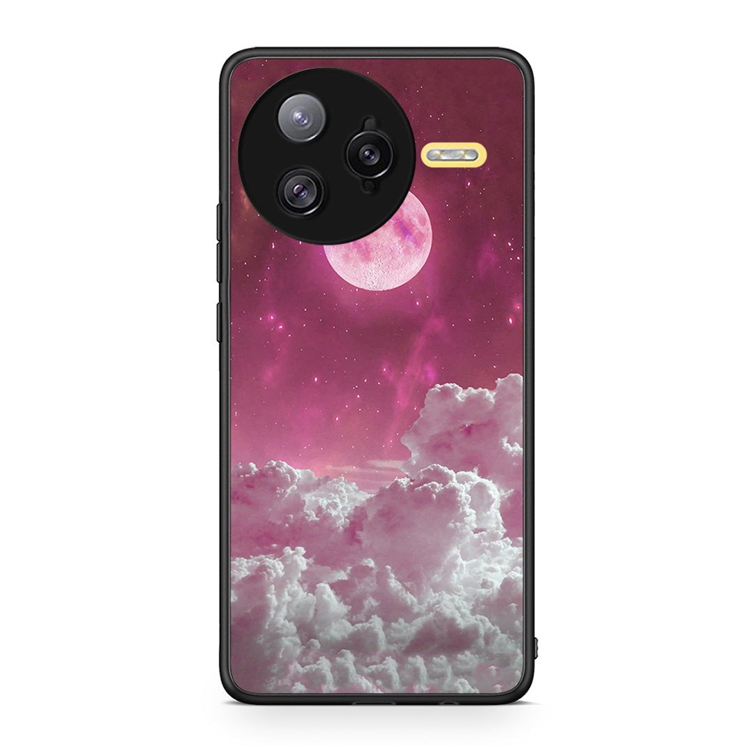 Xiaomi Poco F7 Ultra Pink Moon Θήκη από τη Smartfits με σχέδιο στο πίσω μέρος και μαύρο περίβλημα | Smartphone case with colorful back and black bezels by Smartfits