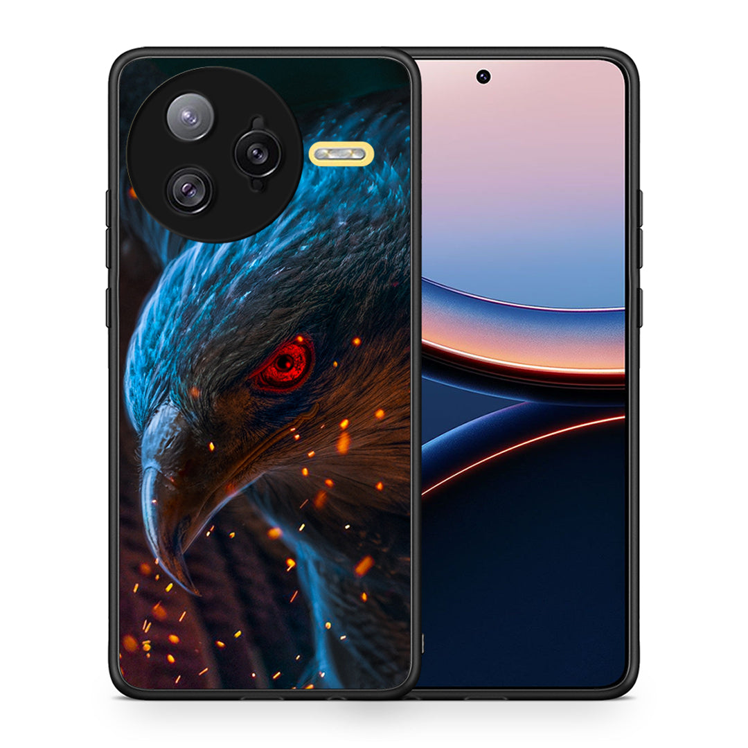 Θήκη Xiaomi Poco F7 Ultra Eagle PopArt από τη Smartfits με σχέδιο στο πίσω μέρος και μαύρο περίβλημα | Xiaomi Poco F7 Ultra Eagle PopArt case with colorful back and black bezels