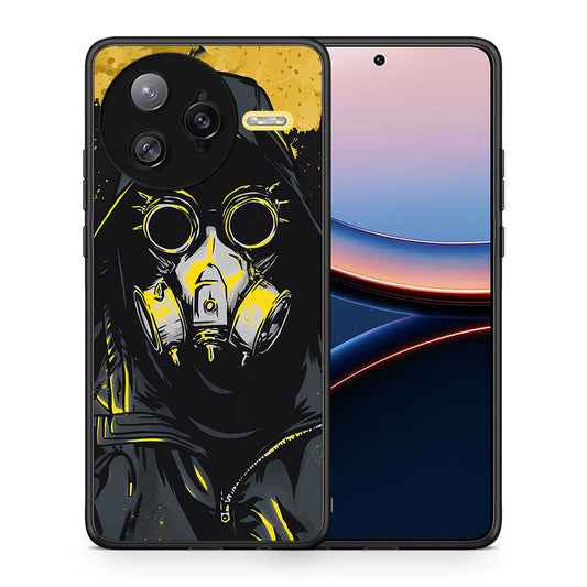 Θήκη Xiaomi Poco F7 Ultra Mask PopArt από τη Smartfits με σχέδιο στο πίσω μέρος και μαύρο περίβλημα | Xiaomi Poco F7 Ultra Mask PopArt case with colorful back and black bezels