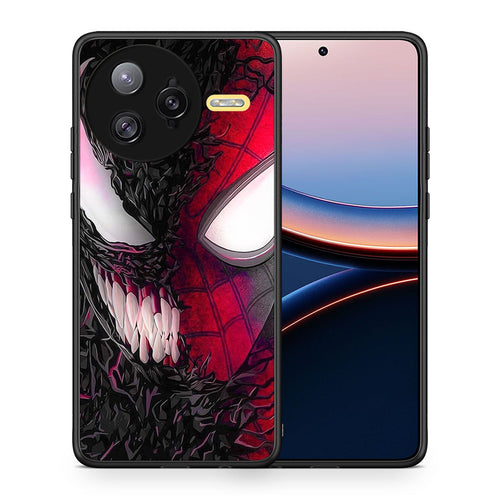Θήκη Xiaomi Poco F7 Ultra SpiderVenom PopArt από τη Smartfits με σχέδιο στο πίσω μέρος και μαύρο περίβλημα | Xiaomi Poco F7 Ultra SpiderVenom PopArt case with colorful back and black bezels