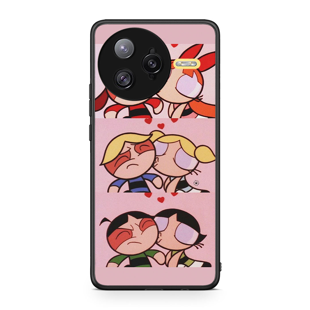 Xiaomi Poco F7 Ultra Puff Love Θήκη Αγίου Βαλεντίνου από τη Smartfits με σχέδιο στο πίσω μέρος και μαύρο περίβλημα | Smartphone case with colorful back and black bezels by Smartfits