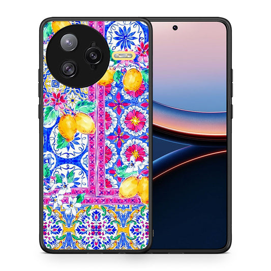 Θήκη Xiaomi Poco F7 Ultra Retro Spring από τη Smartfits με σχέδιο στο πίσω μέρος και μαύρο περίβλημα | Xiaomi Poco F7 Ultra Retro Spring case with colorful back and black bezels