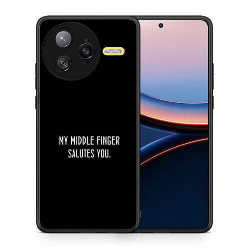 Θήκη Xiaomi Poco F7 Ultra Salute από τη Smartfits με σχέδιο στο πίσω μέρος και μαύρο περίβλημα | Xiaomi Poco F7 Ultra Salute case with colorful back and black bezels