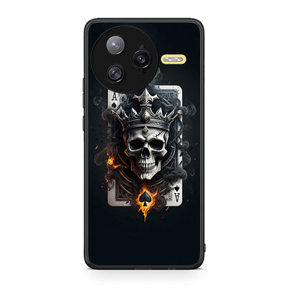 Xiaomi Poco F7 Ultra Skull King Ace θήκη από τη Smartfits με σχέδιο στο πίσω μέρος και μαύρο περίβλημα | Smartphone case with colorful back and black bezels by Smartfits