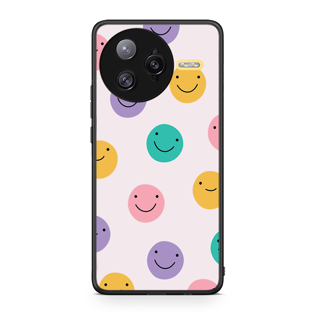 Xiaomi Poco F7 Ultra Smiley Faces θήκη από τη Smartfits με σχέδιο στο πίσω μέρος και μαύρο περίβλημα | Smartphone case with colorful back and black bezels by Smartfits