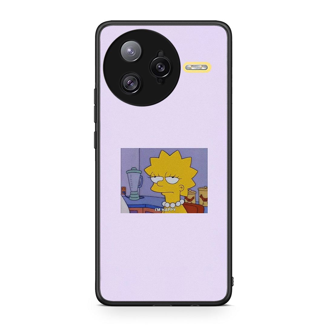 Xiaomi Poco F7 Ultra So Happy θήκη από τη Smartfits με σχέδιο στο πίσω μέρος και μαύρο περίβλημα | Smartphone case with colorful back and black bezels by Smartfits