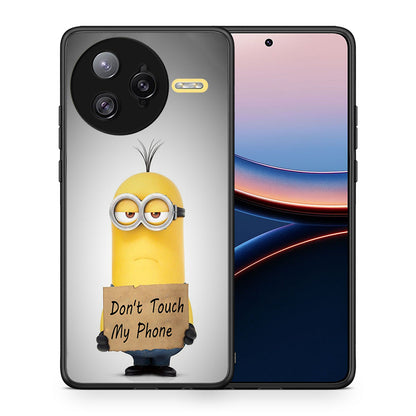Θήκη Xiaomi Poco F7 Ultra Minion Text από τη Smartfits με σχέδιο στο πίσω μέρος και μαύρο περίβλημα | Xiaomi Poco F7 Ultra Minion Text case with colorful back and black bezels