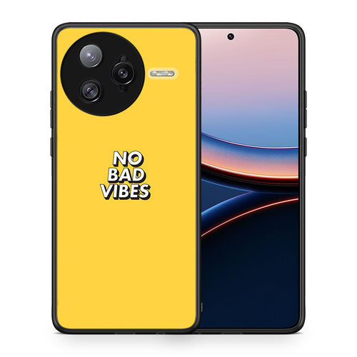 Θήκη Xiaomi Poco F7 Ultra Vibes Text από τη Smartfits με σχέδιο στο πίσω μέρος και μαύρο περίβλημα | Xiaomi Poco F7 Ultra Vibes Text case with colorful back and black bezels