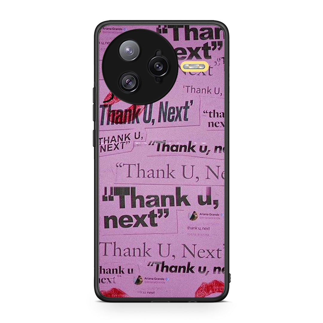Xiaomi Poco F7 Ultra Thank You Next Θήκη Αγίου Βαλεντίνου από τη Smartfits με σχέδιο στο πίσω μέρος και μαύρο περίβλημα | Smartphone case with colorful back and black bezels by Smartfits