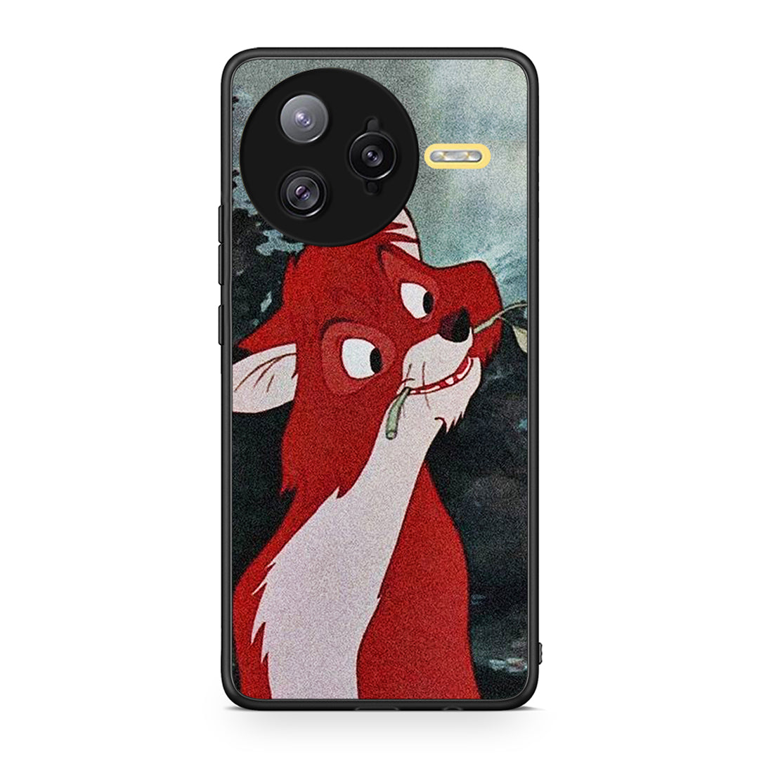 Xiaomi Poco F7 Ultra Tod And Vixey Love 1 θήκη από τη Smartfits με σχέδιο στο πίσω μέρος και μαύρο περίβλημα | Smartphone case with colorful back and black bezels by Smartfits