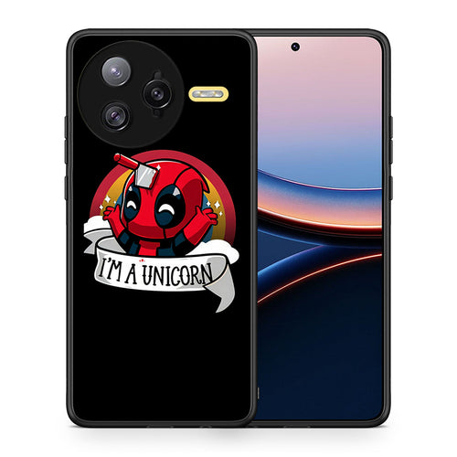 Θήκη Xiaomi Poco F7 Ultra Unicorn Deadpool από τη Smartfits με σχέδιο στο πίσω μέρος και μαύρο περίβλημα | Xiaomi Poco F7 Ultra Unicorn Deadpool case with colorful back and black bezels