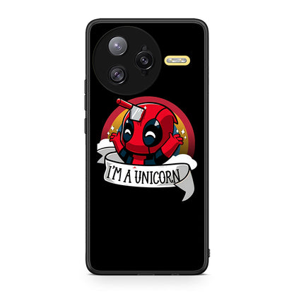 Xiaomi Poco F7 Ultra Unicorn Deadpool θήκη από τη Smartfits με σχέδιο στο πίσω μέρος και μαύρο περίβλημα | Smartphone case with colorful back and black bezels by Smartfits