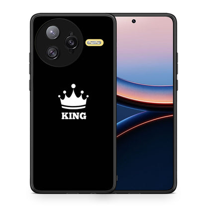 Θήκη Xiaomi Poco F7 Ultra King Valentine από τη Smartfits με σχέδιο στο πίσω μέρος και μαύρο περίβλημα | Xiaomi Poco F7 Ultra King Valentine case with colorful back and black bezels
