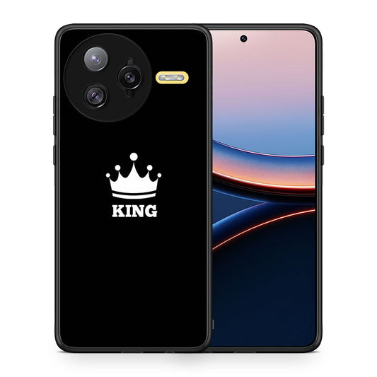 Θήκη Xiaomi Poco F7 Ultra King Valentine από τη Smartfits με σχέδιο στο πίσω μέρος και μαύρο περίβλημα | Xiaomi Poco F7 Ultra King Valentine case with colorful back and black bezels