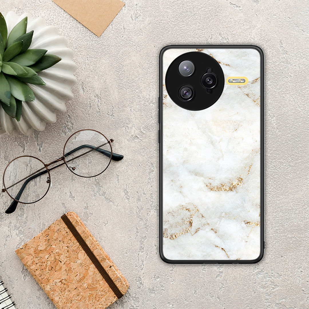 White Gold Marble - Xiaomi Poco F7 Ultra θήκη