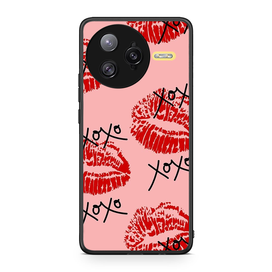 Xiaomi Poco F7 Ultra XOXO Lips θήκη από τη Smartfits με σχέδιο στο πίσω μέρος και μαύρο περίβλημα | Smartphone case with colorful back and black bezels by Smartfits