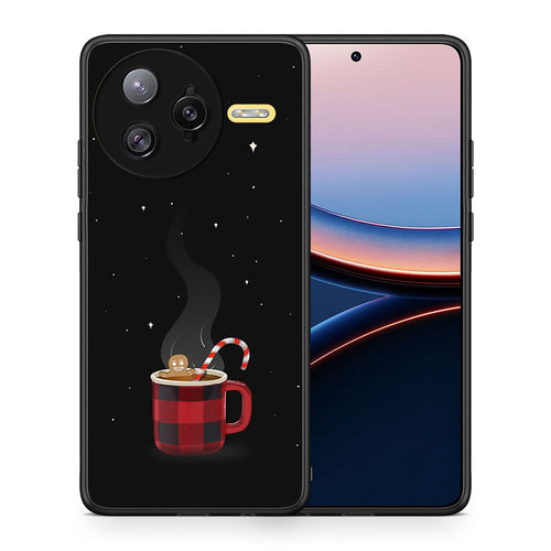 Θήκη Xiaomi Poco F7 Ultra Xmas Bathing από τη Smartfits με σχέδιο στο πίσω μέρος και μαύρο περίβλημα | Xiaomi Poco F7 Ultra Xmas Bathing case with colorful back and black bezels