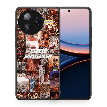 Θήκη Xiaomi Poco F7 Ultra Xmas Collage από τη Smartfits με σχέδιο στο πίσω μέρος και μαύρο περίβλημα | Xiaomi Poco F7 Ultra Xmas Collage case with colorful back and black bezels