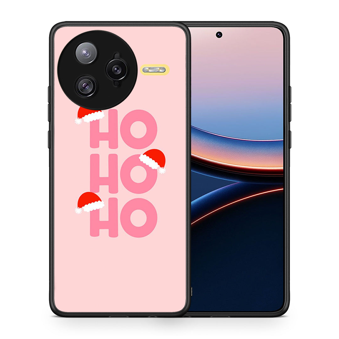 Θήκη Xiaomi Poco F7 Ultra Xmas Ho Ho Ho από τη Smartfits με σχέδιο στο πίσω μέρος και μαύρο περίβλημα | Xiaomi Poco F7 Ultra Xmas Ho Ho Ho case with colorful back and black bezels