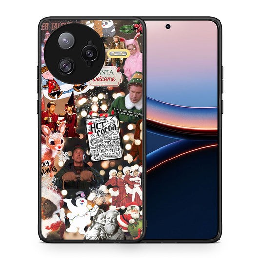 Θήκη Xiaomi Poco F7 Ultra Xmas Movies από τη Smartfits με σχέδιο στο πίσω μέρος και μαύρο περίβλημα | Xiaomi Poco F7 Ultra Xmas Movies case with colorful back and black bezels