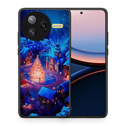 Θήκη Xiaomi Poco F7 Ultra Xmas Village από τη Smartfits με σχέδιο στο πίσω μέρος και μαύρο περίβλημα | Xiaomi Poco F7 Ultra Xmas Village case with colorful back and black bezels