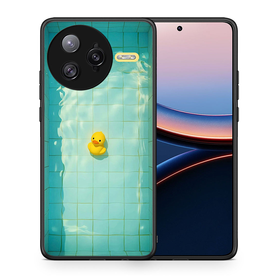 Θήκη Xiaomi Poco F7 Ultra Yellow Duck από τη Smartfits με σχέδιο στο πίσω μέρος και μαύρο περίβλημα | Xiaomi Poco F7 Ultra Yellow Duck case with colorful back and black bezels